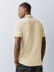 Cream - BOSS Philix Golf-Poloshirt mit Viertelreißverschluss - Bild 3 von 5