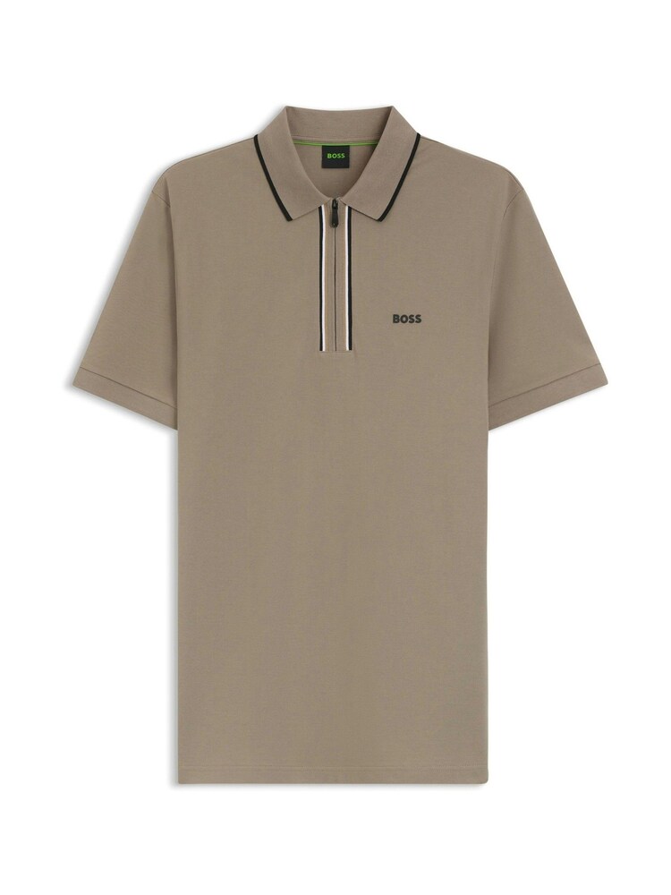 BOSS Green Philix Quarter Zip Golf Polo Shirt - Image 1 of 1