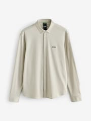 BOSS Cream Dove Motion Regular Fit Long Sleeve Shirt - Image 1 of 1