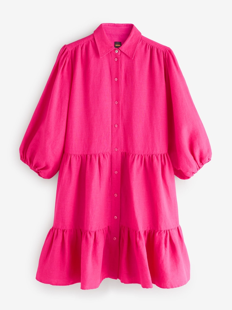 BOSS Disenna リネンブレンドシャツワンピース - 画像 1 / 1