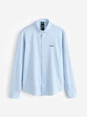 BOSS Light Blue Motion Regular Fit Long Sleeve Shirt - Image 1 of 1