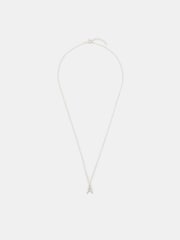Accessorize Silver Sterling Initial Pendant Necklace - Image 2 of 7