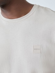 BOSS Grey Relaxed Fit Tales Logo T-Shirt - Image 4 of 5