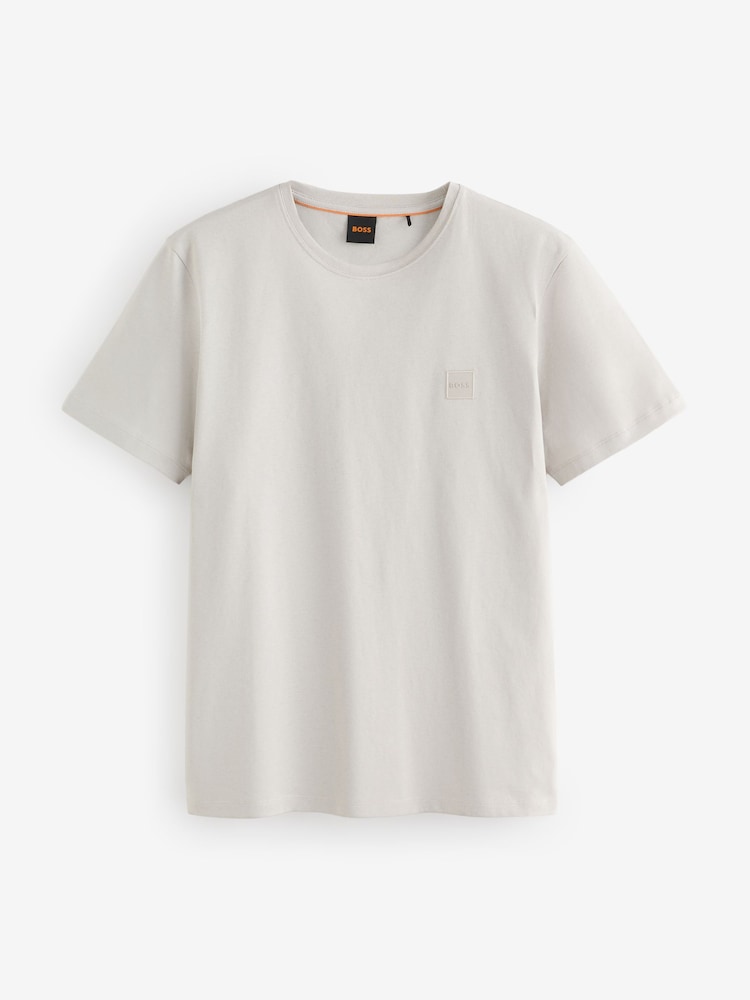 BOSS Grey Relaxed Fit Tales Logo T-Shirt - Image 5 of 5