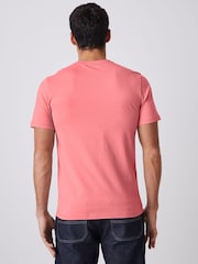 BOSS Pink Relaxed Fit Tales Logo T-Shirt - Image 3 of 5