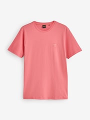 BOSS Pink Relaxed Fit Tales Logo T-Shirt - Image 5 of 5