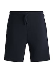 BOSS Light Blue Rib Shorts - Image 1 of 2