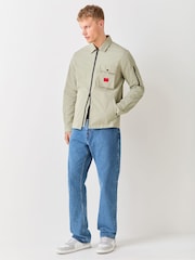 HUGO Green Emmond Pocket Zip Through Overshirt - Image 2 of 5