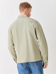 HUGO Green Emmond Pocket Zip Through Overshirt - Image 3 of 5
