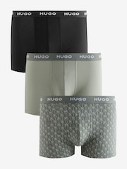 HUGO Stretch Cotton Boxershorts 3 Pack - Bild 1 von 4