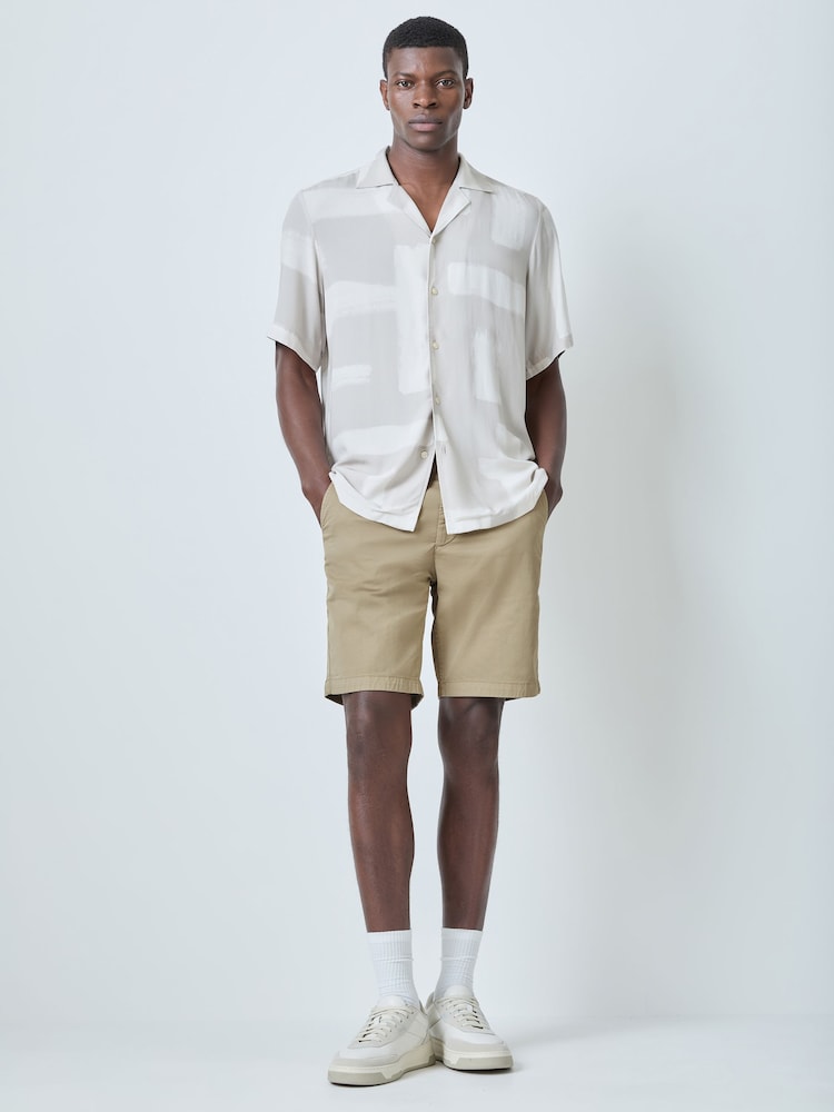 BOSS Brown Slim Fit Chino Shorts - Image 2 of 7