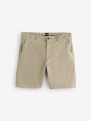 BOSS Brown Slim Fit Chino Shorts - Image 7 of 7