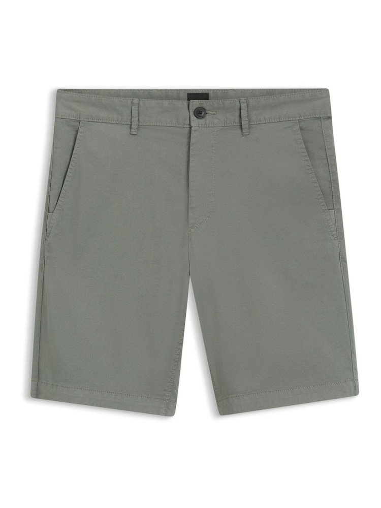 BOSS Grey Slim Fit Chino Shorts - Image 1 of 2
