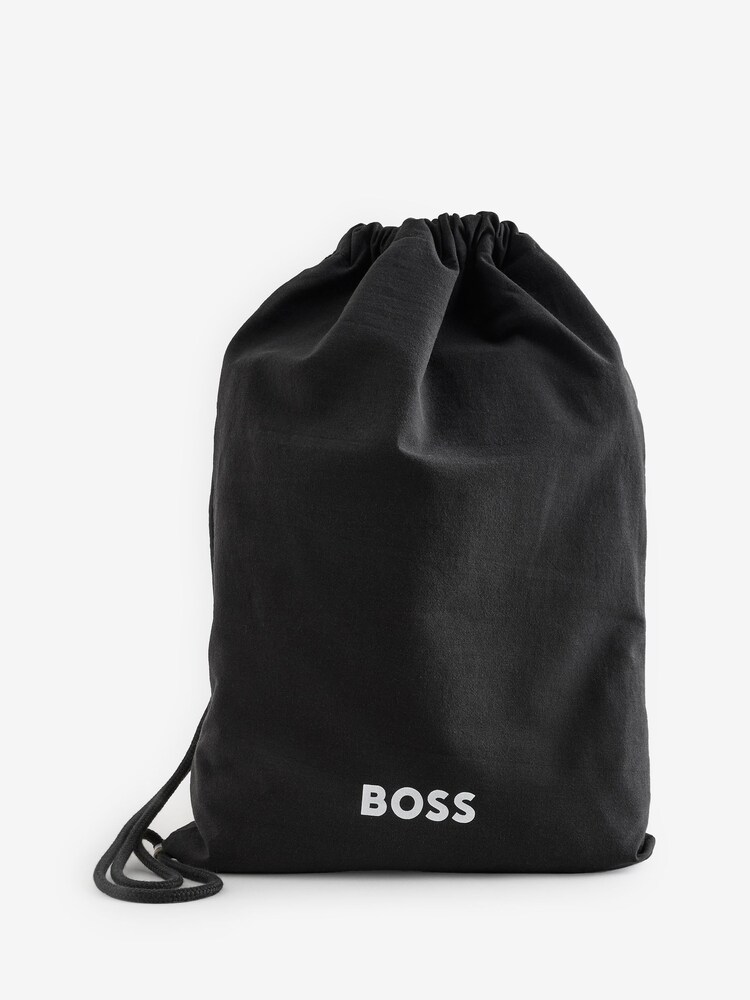 BOSS Black Swim Shorts Bag Towel Beach Gift Set - Image 4 of 4