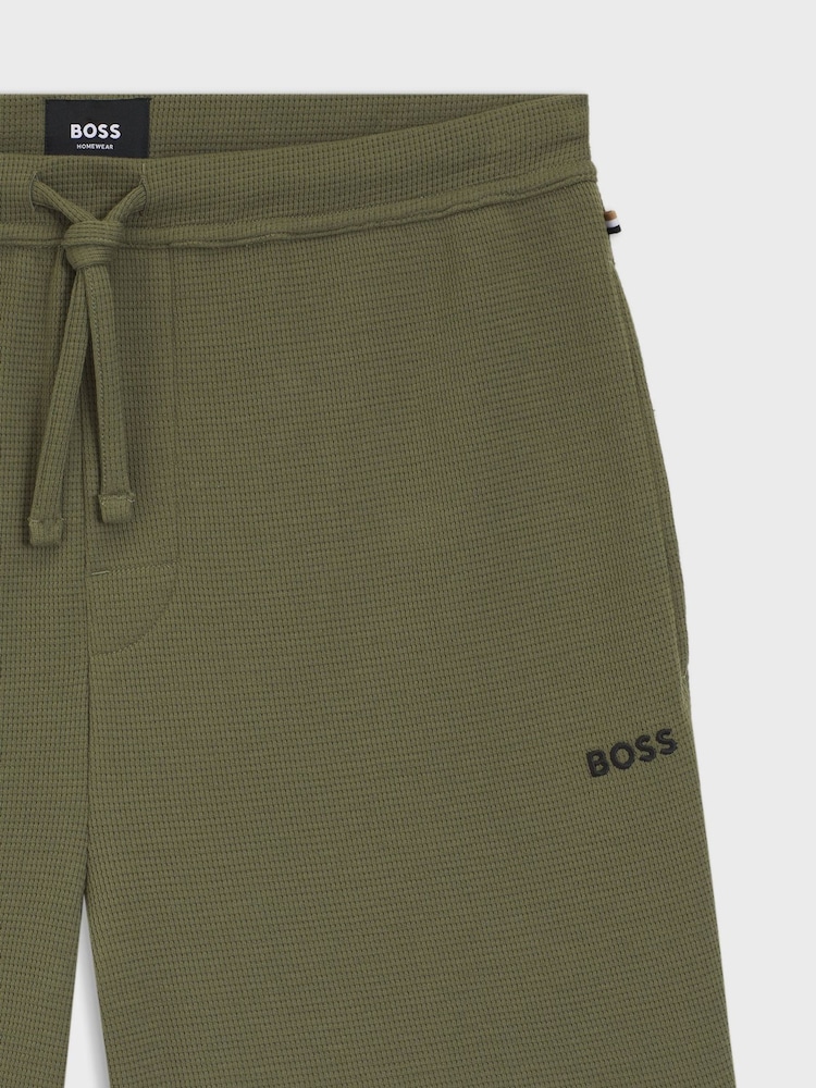 Grün - BOSS – Waffel-Shorts - Bild 7 von 7