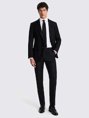 MOSS Black Twill Suit Jacket - Image 4 of 7