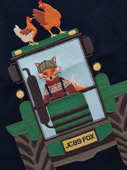 Joules Boys' Archie Navy Applique Graphic T-Shirt - Image 3 of 5