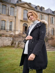 Seraphine Black Premium 3 in 1 Maternity  Babywearing Parka - Image 2 of 5