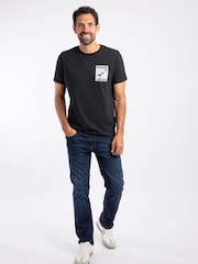 Weird Fish Black Beaksy Back Print Artist T-Shirt - Image 5 of 7