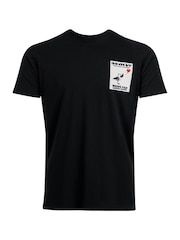 Weird Fish Black Beaksy Back Print Artist T-Shirt - Image 6 of 7