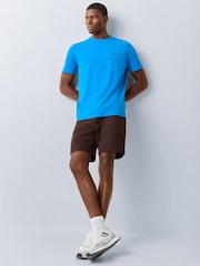 Γαλάζιο - BOSS Κανονική εφαρμογή Logo Κοντομάνικο μπλουζάκι - Εικόνα 2 από 4