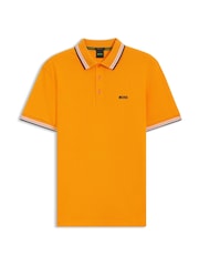 BOSS Orange Paddy Tipped Collar Polo Shirt - Image 1 of 1