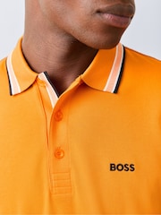 BOSS Orange Paddy Tipped Collar Polo Shirt - Image 5 of 7