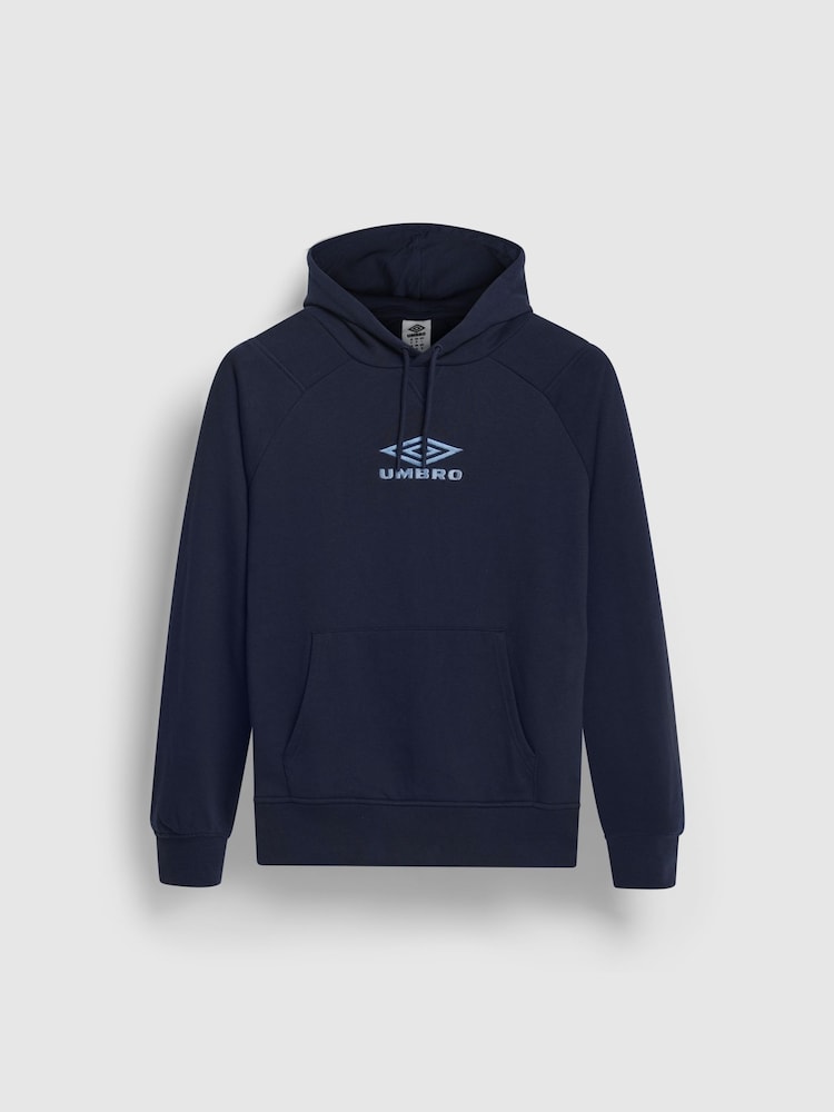 Umbro Blue Iconic Hoodie - Image 1 of 2 Umbro Blue Iconic Hoodie - Image 1 of 2