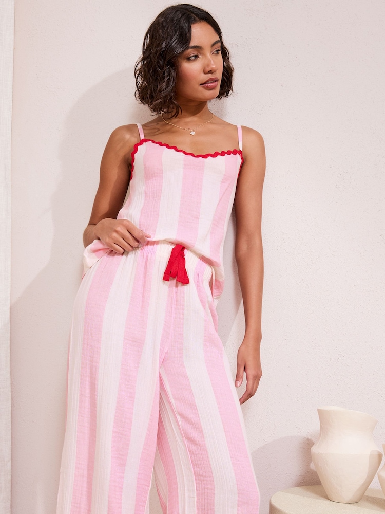 Friends Like These Pink/Red Cami Pyjamas - Image 1 of 4