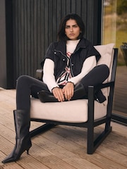 Mint Velvet White Snowflake Knit Jumper - Image 6 of 8