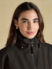 Rainaway Black Waterproof Longline Raincoat with Hood - Image 3 of 11