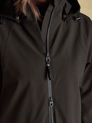 Rainaway Black Waterproof Longline Raincoat with Hood - Image 5 of 11