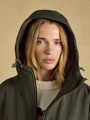 Coverall Green Oversized Fleece Lined Waterproof Coat - Image 9 of 11