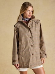 Rainmore Check Waterproof Button Through Raincoat - Image 1 of 13
