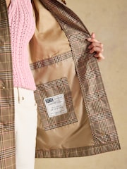 Rainmore Check Waterproof Button Through Raincoat - Image 12 of 13