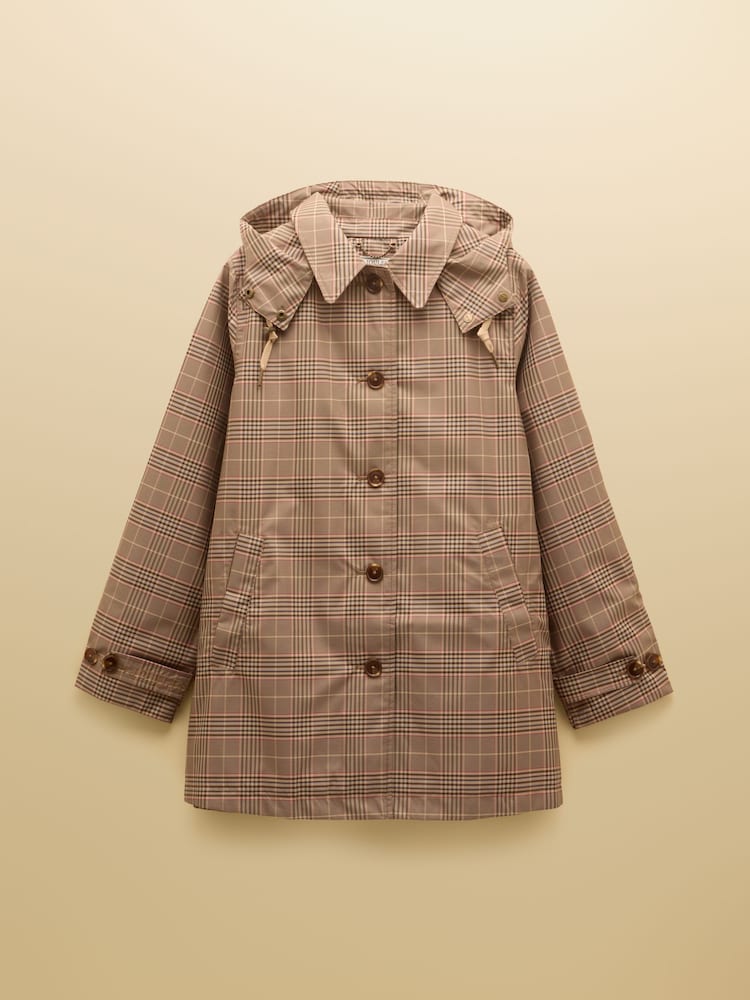 Rainmore Check Waterproof Button Through Raincoat - Image 14 of 14 Rainmore Check Waterproof Button Through Raincoat - Image 14 of 14