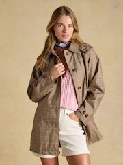 Rainmore Check Waterproof Button Through Raincoat - Image 7 of 13