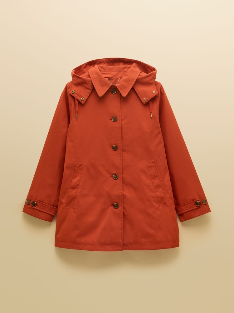 Rainmore Rust Red Waterproof Button Through Raincoat - Image 15 of 15 Rainmore Rust Red Waterproof Button Through Raincoat - Image 15 of 15