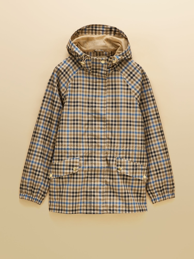 Marrone a quadri - Impermeabile ripiegabile Joules Everdry con cappuccio - Immagine 10 di 10 Marrone a quadri - Impermeabile ripiegabile Joules Everdry con cappuccio - Immagine 10 di 10