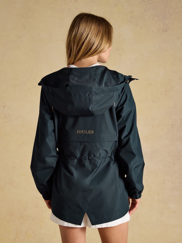 Joules Everdry Navy Waterproof Packable Raincoat With Hood - Image 2 of 12 Joules Everdry Navy Waterproof Packable Raincoat With Hood - Image 2 of 12