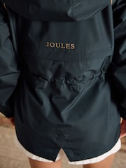 Joules Everdry Navy Waterproof Packable Raincoat With Hood - Image 9 of 12