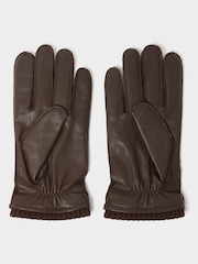 Osprey London The Alfie Leather Brown Gloves - Image 3 of 5