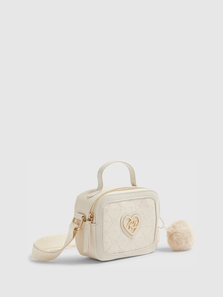 River Island Monogram Box Cross-Body Bag - صورة 2 من 5 River Island Monogram Box Cross-Body Bag - صورة 2 من 5
