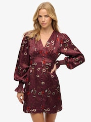 Superdry Jacquard Long Sleeve Mini Dress - Imagen 4 de 8
