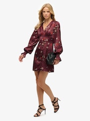 Superdry Jacquard Long Sleeve Mini Dress - Imagen 6 de 8