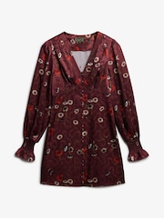 Superdry Jacquard Long Sleeve Mini Dress - Imagen 7 de 8