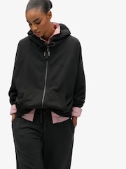 Superdry Grey Studios Relaxed Zip Hoodie - Image 3 of 7