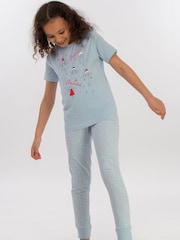 Brands In Blue Christmas Fairies Drawings Pyjamas - Image 2 of 4