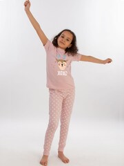 Brands In Pink Christmas Cute Reindeer XOXO Pyjamas - Image 2 of 4