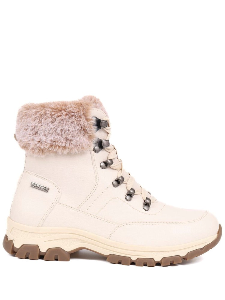 Pavers White Water-Resistant Weather Boots - Image 1 of 5 Pavers White Water-Resistant Weather Boots - Image 1 of 5
